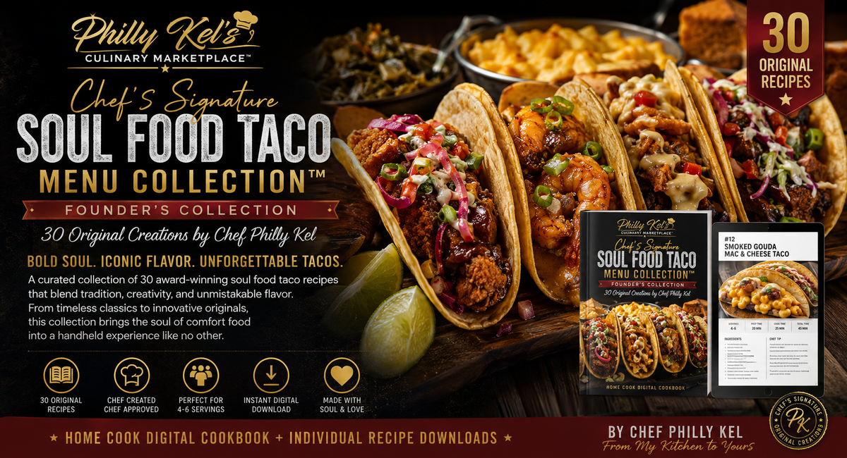 Chef's Signature (Founder's Collection) Soul Food Taco Menu Collection