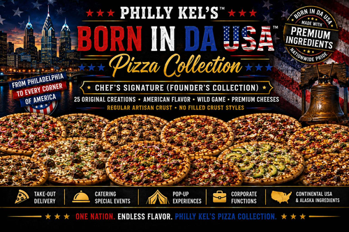 Philly Kel's Born in Da USA Pizza Collection - Chef's Signature Founder's Collection cover