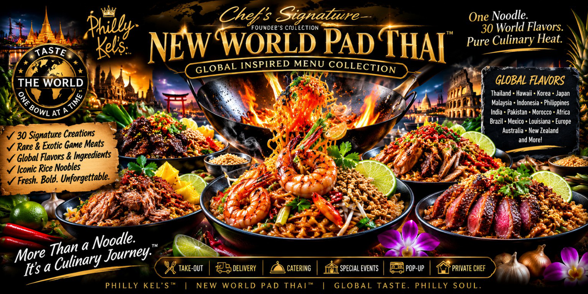 Philly Kel’s New World Pad Thai™ — Complete Home Cook Digital Cookbook