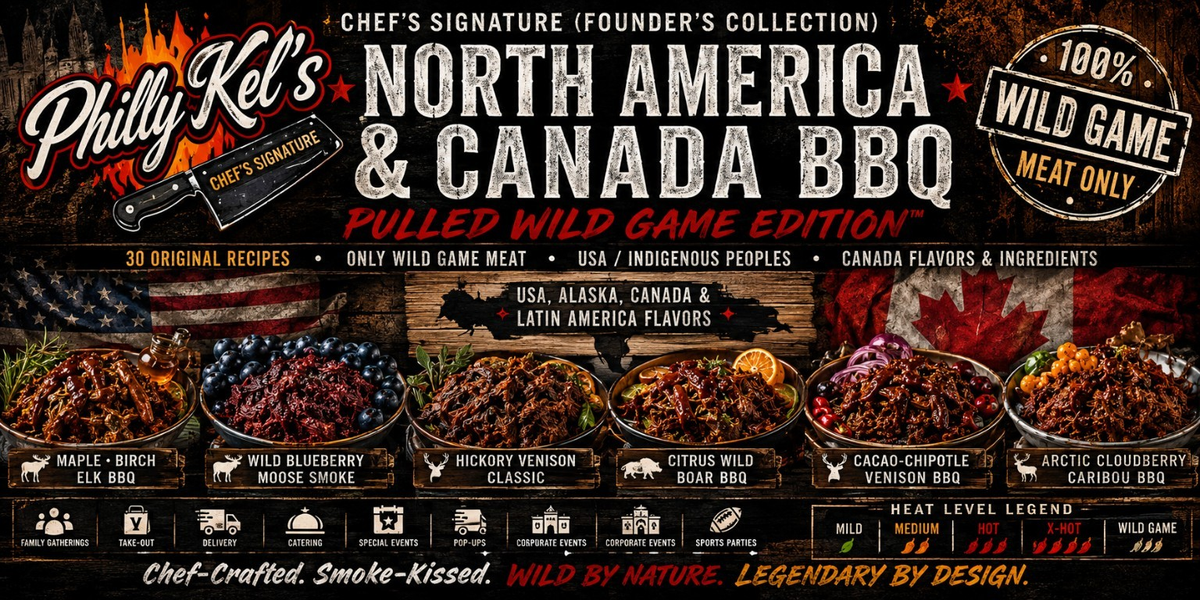 Chef's Signature (Founder's Collection) Philly Kel's North America & Canada BBQ Pulled Wild Game Edition cover