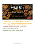 Philly Kel's Chef's Signature Appetizers, Starters & Salads (Founder's Collection) complete digital cookbook cover