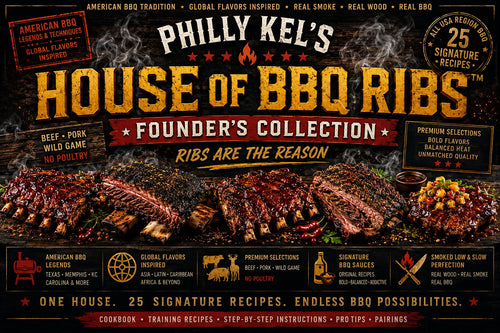 Philly Kel’s House of BBQ Ribs™ Founder’s Collection — 25 Signature Recipes